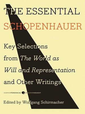 cover image of The Essential Schopenhauer